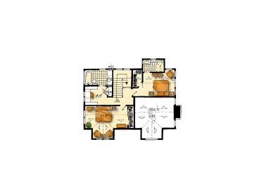 2nd Floor Plan, 066H-0035