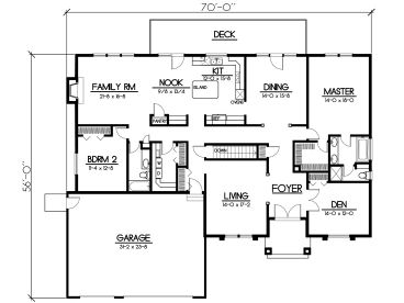 Floor Plan, 026H-0056