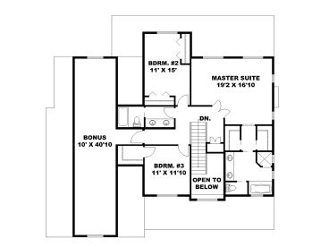 2nd Floor Plan, 012H-0248
