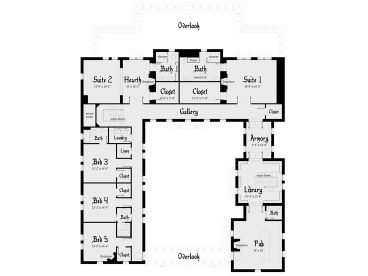 2nd Floor Plan, 052H-0025