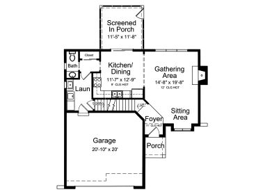 1st Floor Plan, 046H-0069