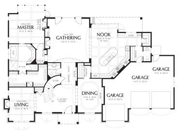 1st Floor Plan, 034H-0362