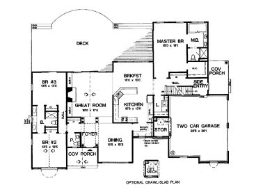 1st Floor Plan, 047H-0040