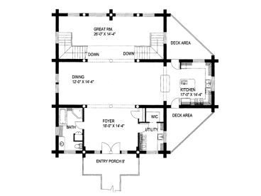 1st Floor Plan, 012L-0057