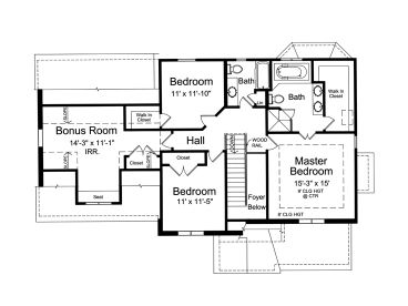 2nd Floor Plan, 046H-0010