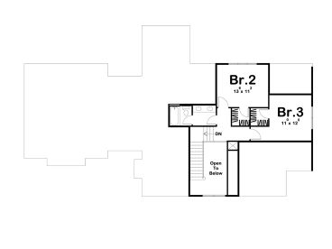 2nd Floor Plan, 050H-0170