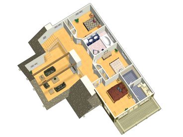 2nd Floor Plan, 072H-0203