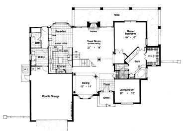 1st Floor Plan, 043H-0153