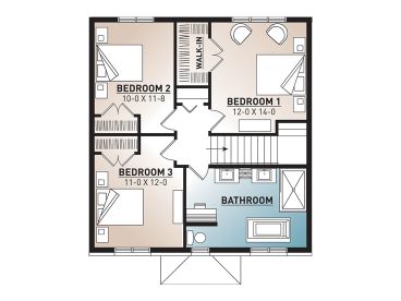 2nd Floor Plan, 027H-0470