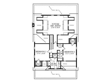 2nd Floor Plan, 063H-0105