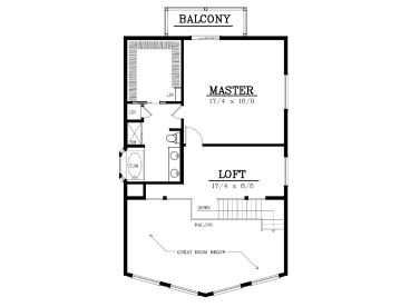 2nd Floor Plan, 026H-0095