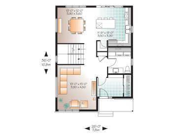 1st Floor Plan, 027H-0279