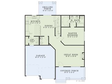 1st Floor Plan, 025H-0346