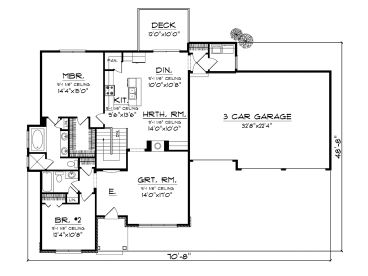 Floor Plan, 020H-0272