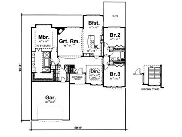 Floor Plan, 050H-0014