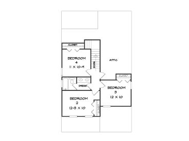 2nd Floor Plan, 019H-0193