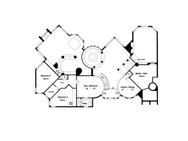 2nd Floor Plan, 043H-0202