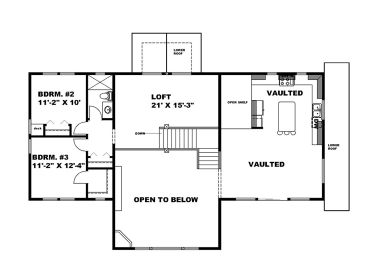 2nd Floor Plan, 012H-0312