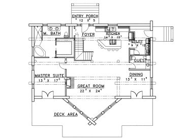 1st Floor Plan, 012L-0049