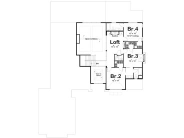 2nd Floor Plan, 050H-0464