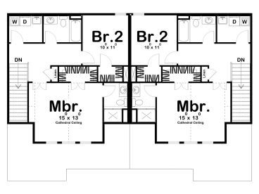 2nd Floor Plan, 050M-0019
