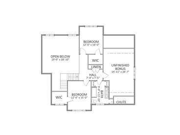 2nd Floor Plan, 067H-0042