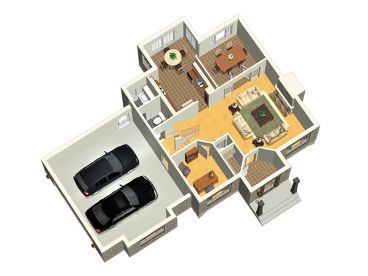 1st Floor Plan, 072H-0114