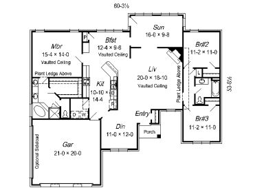 Floor Plan, 061H-0057