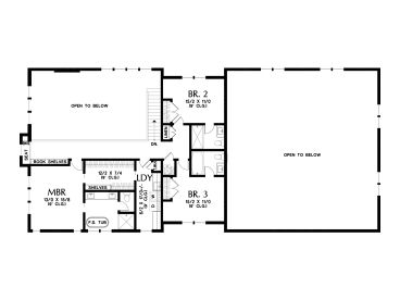 2nd Floor Plan, 034H-0493
