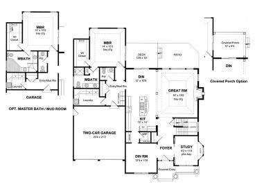 1st Floor Plan, 014H-0094