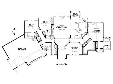 Floor Plan, 034H-0073