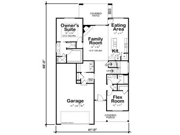 1st Floor Plan, 031H-0510