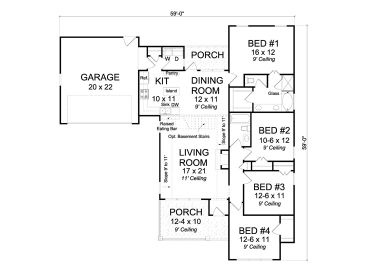 Floor Plan, 059H-0188