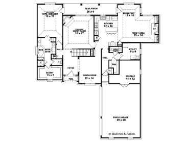 1st Floor Plan, 006H-0095