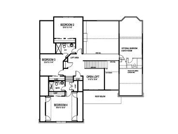 2nd Floor Plan, 058H-0032
