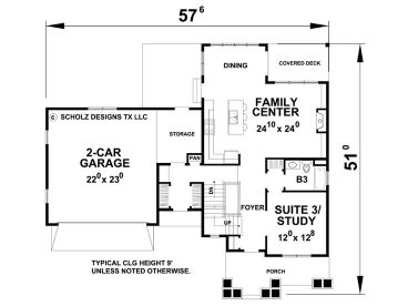 1st Floor Plan, 031H-0265