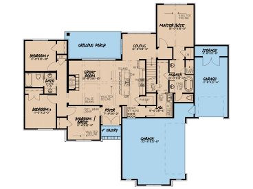 1st Floor Plan, 074H-0046