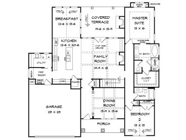 1st Floor Plan, 019H-0174