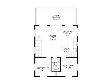 2nd Floor Plan, 062H-0312