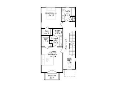 2nd Floor Plan, 062H-0215