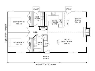 Floor Plan, 062H-0078