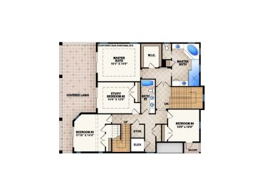 2nd Floor Plan, 069H-0013