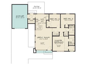 Floor Plan, 074H-0134
