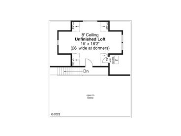 2nd Floor Plan, 051H-0414