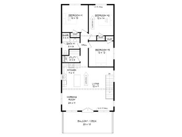 2nd Floor Plan, 062G-0292