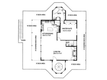 1st Floor Plan, 012H-0175