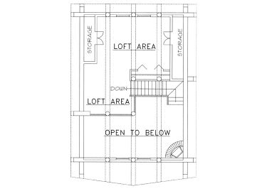 2nd Floor Plan, 012L-0038