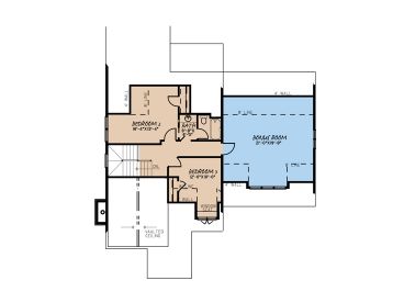 2nd Floor Plan, 074H-0133