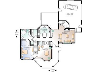 1st Floor Plan, 027H-0061