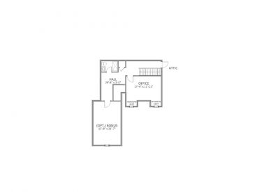 2nd Floor Plan, 067H-0053